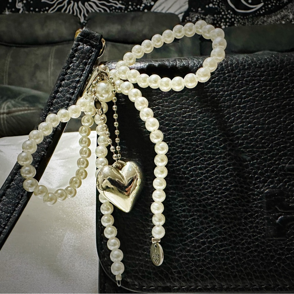 Vintage style Tory Burch small crossbody Bag Black Leather - Picture 17 of 17